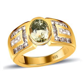 Triphan und Zirkon Ring - 2,73 ct.