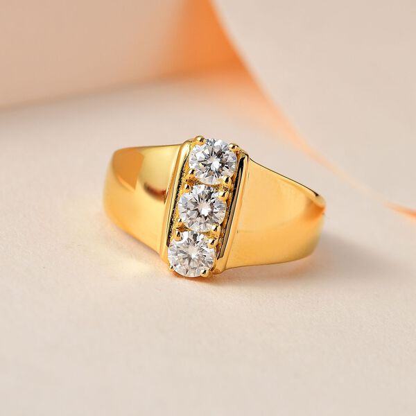 Moissanit Ring - 0,68 ct. image number 2