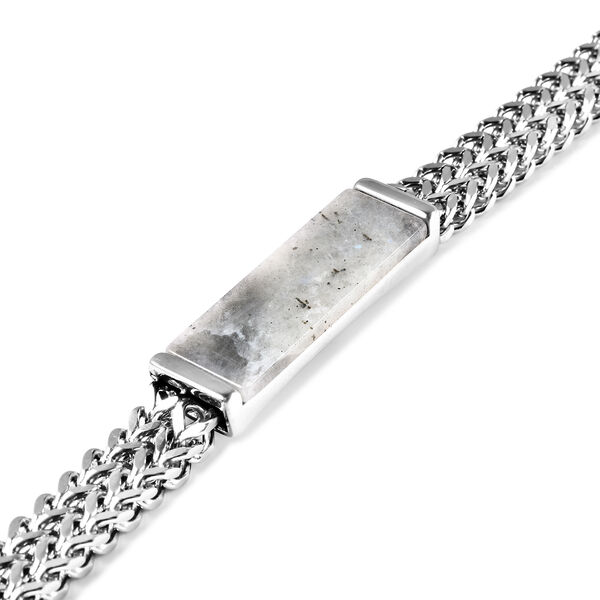 Labradorit-Armband, 20 cm, Edelstahl ca. 17,00 ct image number 5