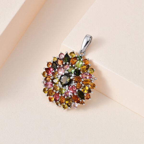 AA Mehrfarbig-Turmalin Anh&auml;nger, ca. 6,04 ct image number 2