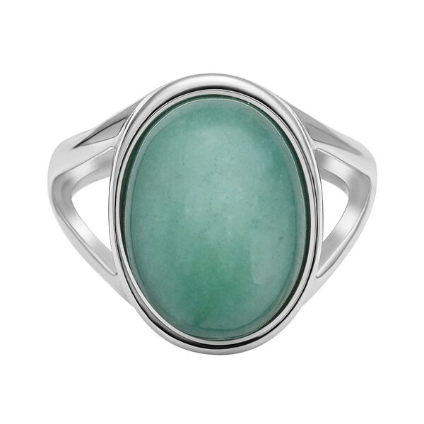 Gr&uuml;ner Aventurin-Ring - 10 ct.