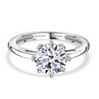 LUXURIANT DIAMOND - Lab Grown Diamant (Oktillion-schnitt) IGI zertifiziert VS-EF Ring 950 Platin (Größe 18.00) ca. 2.00 ct