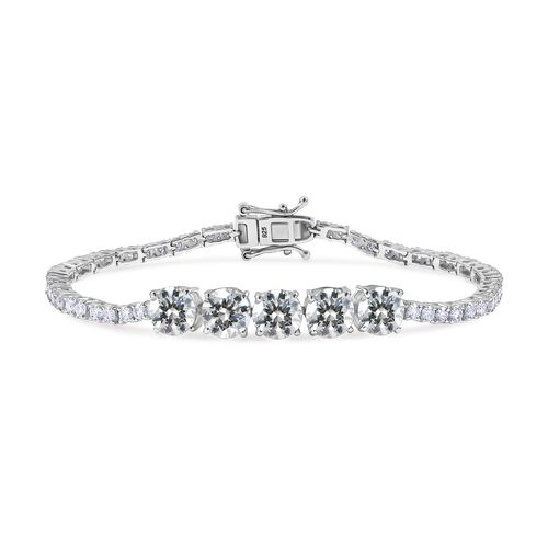 Moissanit Armband, 19 cm - 9,17 ct. image number 0