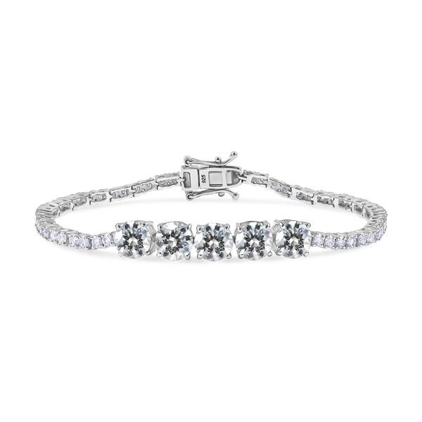 Moissanit Armband, 19 cm - 9,17 ct. image number 0