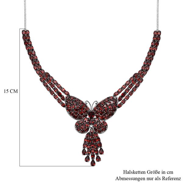 Nat&uuml;rliche Mosambik Granat-Halskette, 45cm - 87,42 ct. image number 6