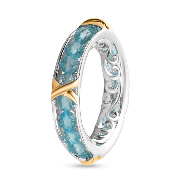 EverTrue AA blauer Apatit Ring - 3,88 ct. image number 4