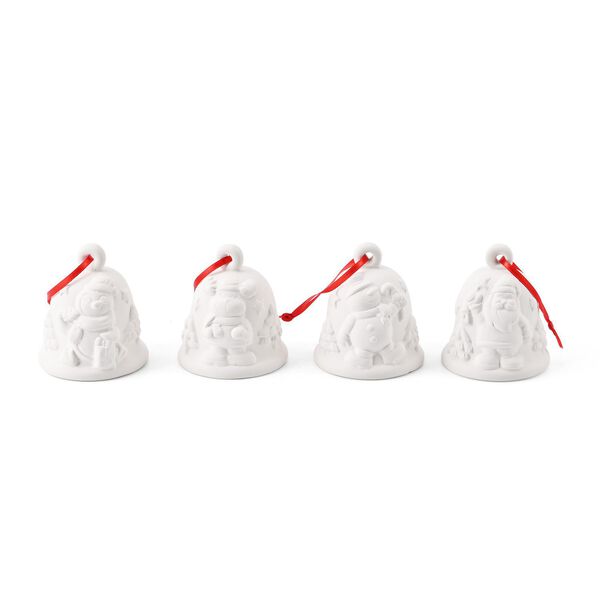 DIY Keramikset mit 4 Weihnachtsglocken image number 1