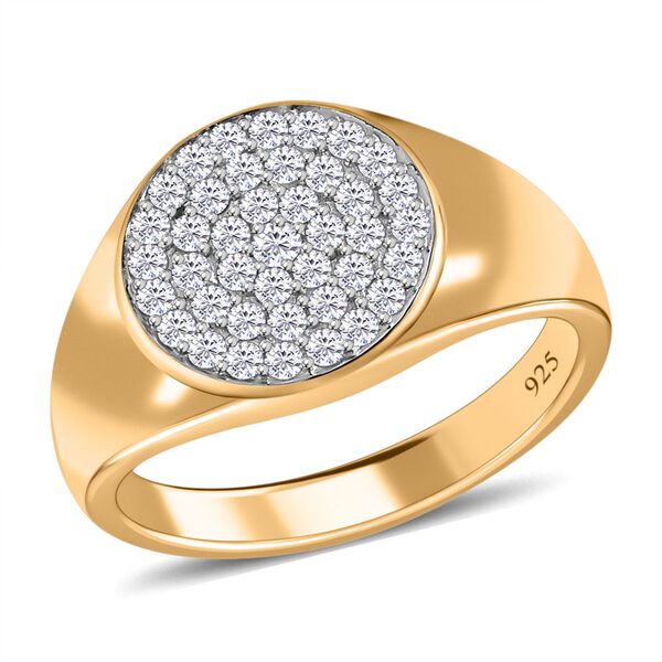 Moissanit Ring, ca. 0.60 ct image number 3