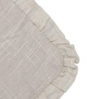 2er-Set unifarbener Kissenbezug mit Rüschen, Größe 50,8x50,8 cm, Buttercreme image number 4