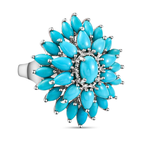 Nat&uuml;rlicher Sleeping Beauty T&uuml;rkis-Ring - 4,09 ct.