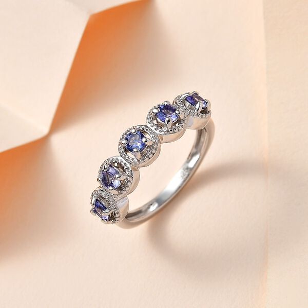 Tansanit Ring - 0,56 ct. image number 2