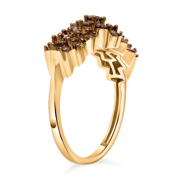 LUXORO SGL zertifizierter I1 G-H Diamant Ballerina-Ring in 585 Gold - 1 ct. image number 4