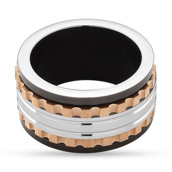 316L Edelstahl TricolorRing (Gr&ouml;&szlig;e 16.50) ca. 13,00g