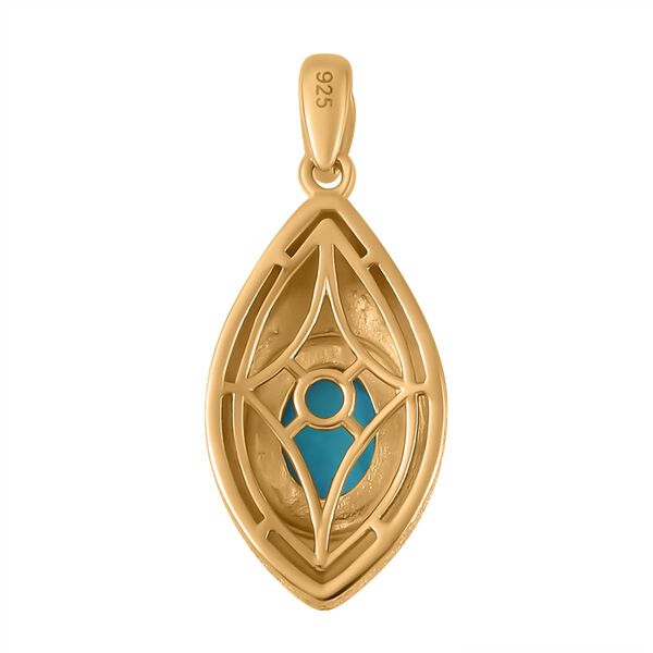 AA Sleeping Beauty T&uuml;rkis Anh&auml;nger- 1,49 ct. image number 5