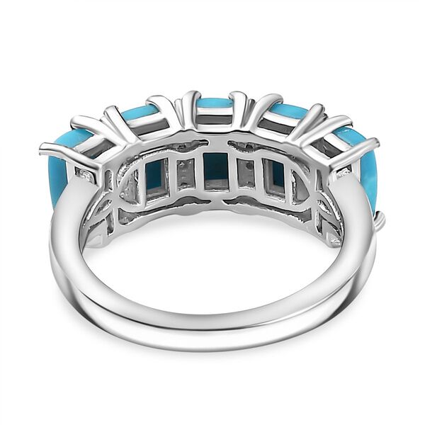 AA Sleeping Beauty T&uuml;rkis und Zirkon Ring - 2,31 ct. image number 6