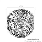 Royal Bali Kollektion - Blumen Ring 925 Silber image number 5