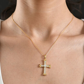 EverTrue Moissanit Anh&auml;nger in Goldton - 1,18 ct.