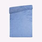 Bambus-Bettdecke mit Steppung, temperaturausgleichend, hypoallergen, mit 100?% Bambusfüllung, 135x200?cm, blau