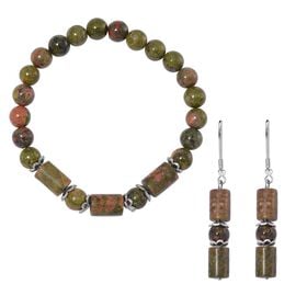 Unakite Schmuckset - 136 ct.