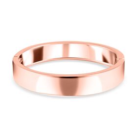 Roséfarbener Klassik Armreif, ca. 18.5 cm, ca. 49,00g