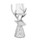 Rentier Teelichthalter, Silber, 50.8 x 20.3 x 25.4 cm