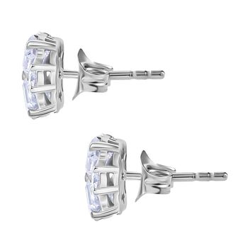 D'Joy Moissanit Ohrringe 925 Silber rhodiniert ca. 1.87 ct