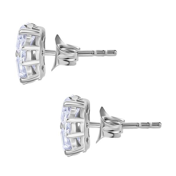 D'Joy Moissanit Ohrringe 925 Silber rhodiniert ca. 1,87 ct. image number 4