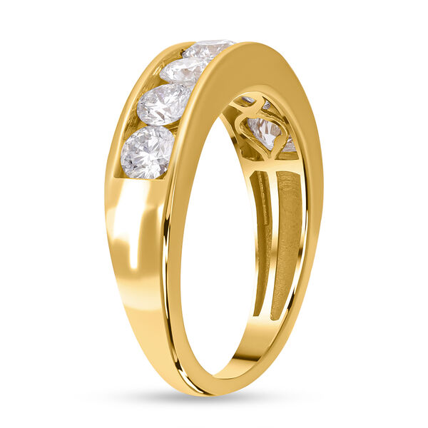 LUXURIANT IGI zertifizierter SI-GH Labor Diamant Ring in 585 Gelbgold - 1,50 ct. image number 12