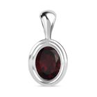 Roter Granat Anhänger, 925 Silber ca. 1.49 ct