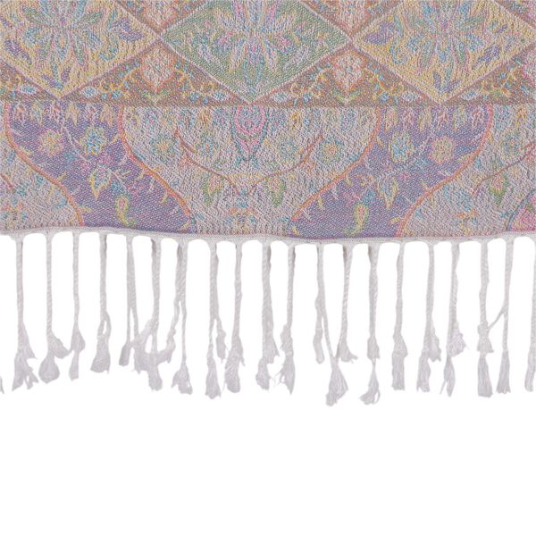 Schal mit Paisley-Muster und Fransen, 70x180cm, Cremewei&szlig; image number 3