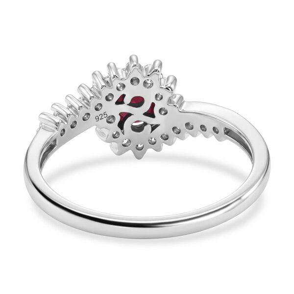 D'Joy afrikanischer Rubin und Zirkon Ring - 1,31 ct. image number 5