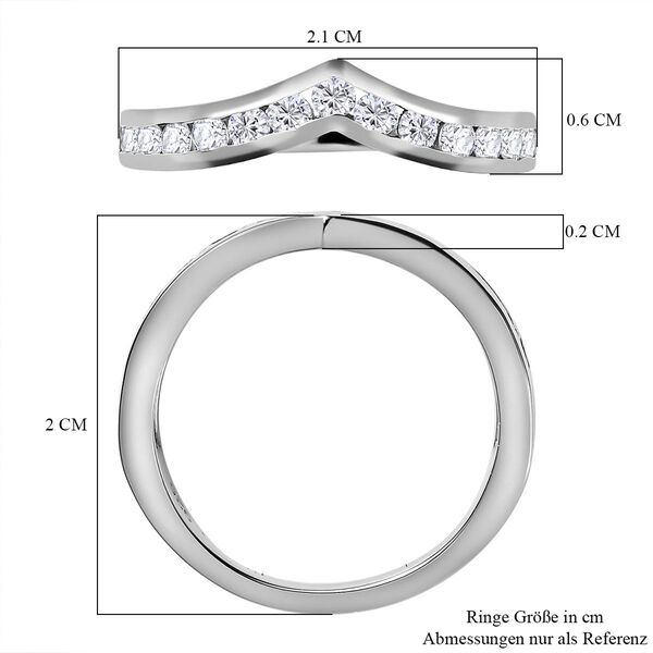 Moissanit Ring - 0,48 ct. image number 5
