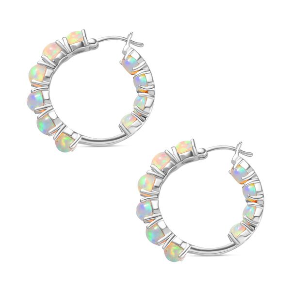 AA Natürliche, äthiopische Welo Opal Ohrringe - 3,34 ct. image number 5