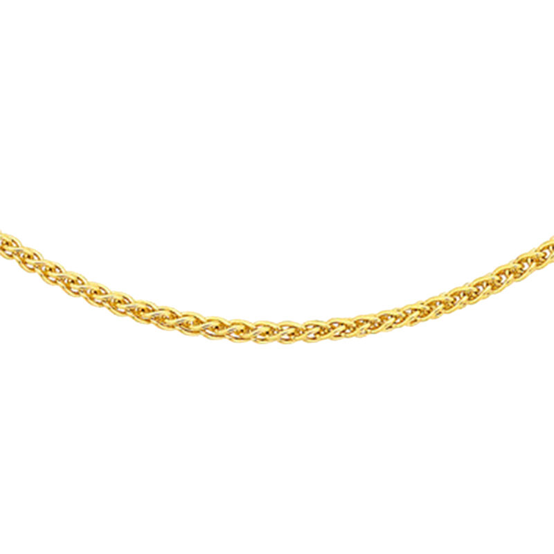 ILIANA - Italienische Spigakette, ca. 45 cm, 750 Gelbgold ca. 2,70g image number 0