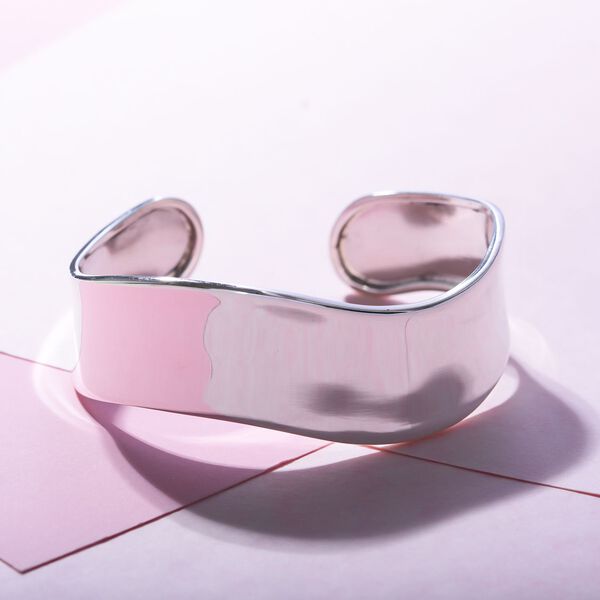 Thai Silber Kollektion - 925 Silber Armreif flexibel ca. 18-19 cm image number 1