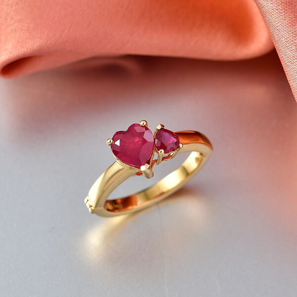 D'Joy afrikanischer Rubin Ring - 2 ct. image number 1