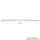 Espirito Santo Aquamarin und weißes Zirkon-Armband, ca. 20 cm, 925 Silber platiniert ca. 9,32 ct image number 4