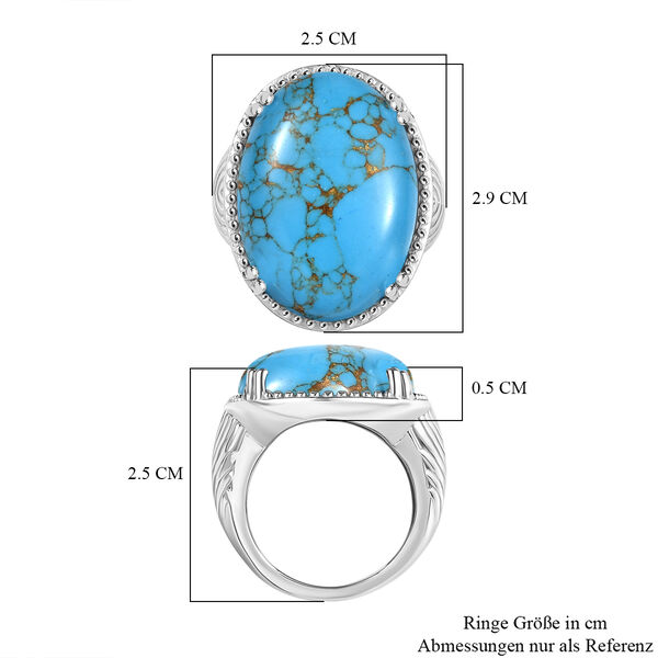 Blauer T&uuml;rkis Ring - 20,57 ct. image number 6