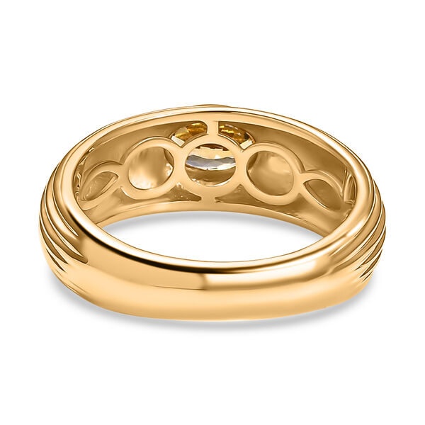 AA Nat&uuml;rlicher goldener Tansanit Ring - 0,45 ct. image number 6