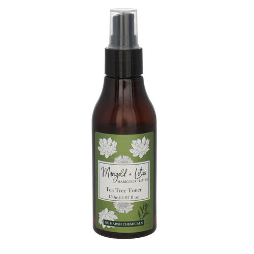 MARIGOLD + LOTUS - Teebaumöl-Gesichtswasser, 150ml image number 0