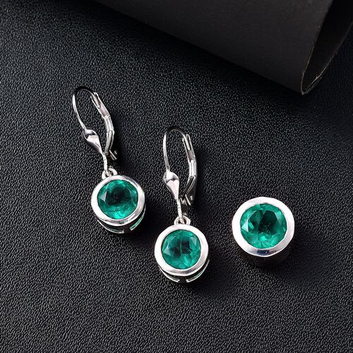 Smaragd Triplett-Quarz Schmuckset - 5,93 ct. image number 1