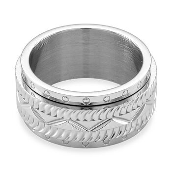 316L Edelstahl Ring (Gr&ouml;&szlig;e 16.50) ca. 12,00g