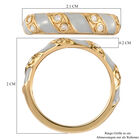 Diamant Ring 925 Silber vergoldet  ca. 0,10 ct image number 6