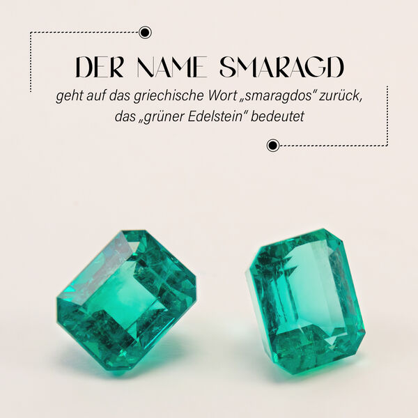 AA Kolumbianischer Smaragd und Diamant Anh&auml;nger in 585 Gold &ndash; 0,87 ct. image number 4