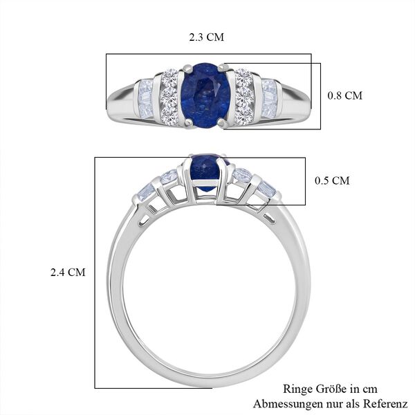 D'Joy Masoala Saphir und Moissanit Ring - 1,50 ct. image number 6