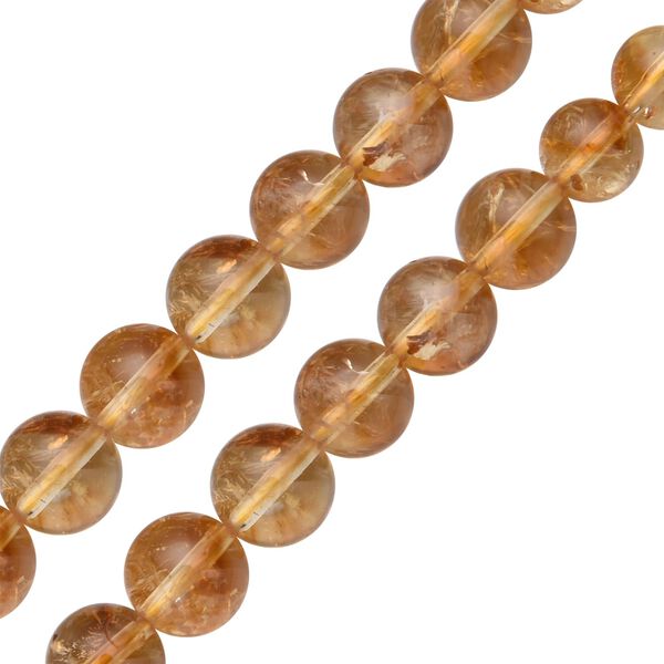 8-12mm Citrin 50cm Halskette - 319 ct. image number 4