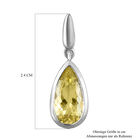 Ouro Verde-Quarz Ohrringe, 925 Silber platiniert ca. 3,50 ct image number 5