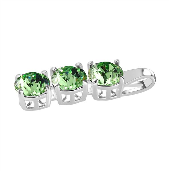 Peridot Kristall Schmuckset 925 Silber image number 8