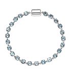 D'Joy AA Himmelblauer Topas Armband ca. 20 cm 925 Silber rhodiniert ca. 14.28 ct