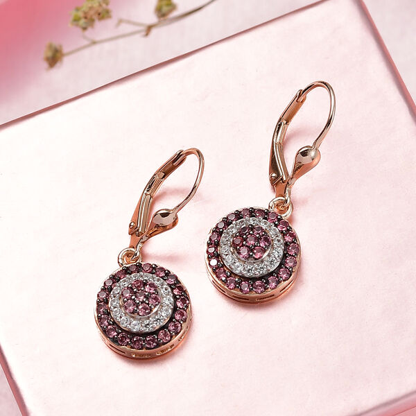 D'Joy AA Padparadscha Saphir und Zirkon Schmuckset image number 15